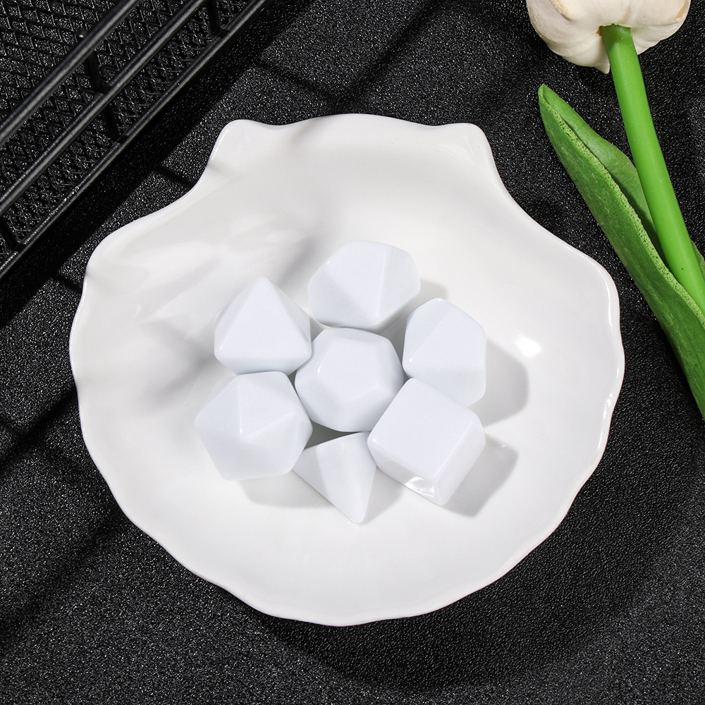 7 Pcs Set of Black White Blank - Desk Setup Black 评论和价格