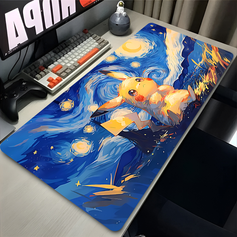 Mouse Pad P-pokemon Pikachu Co - Desk Setup Accessories 评论和价格